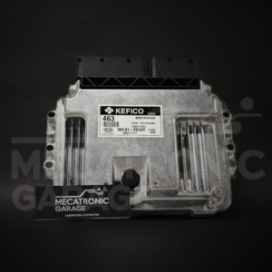 ECU Kia Rio UB 1.4 automático 2012-2016 referencia 39131-2B34T Kefico 463 vista de la etiqueta