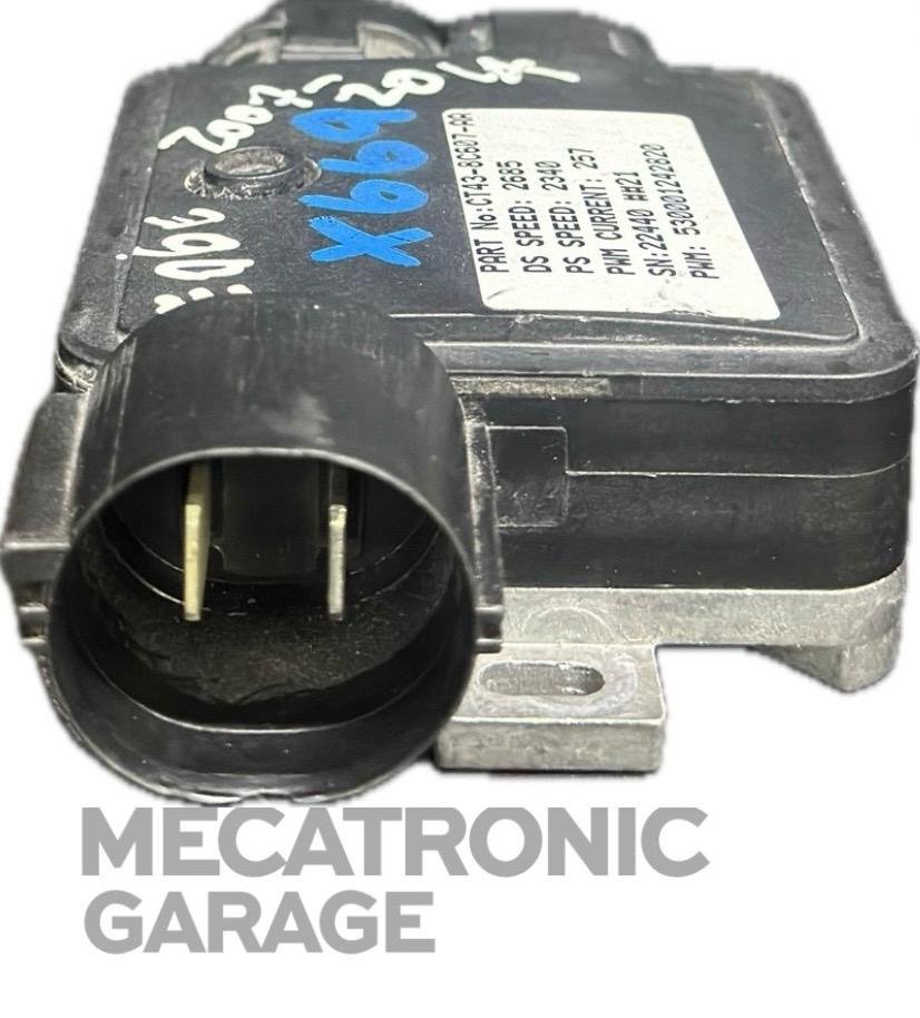 Etiqueta CT43-8C607-AA con conector - DS SPEED 2685, PS SPEED 2340, PWM CURRENT 257